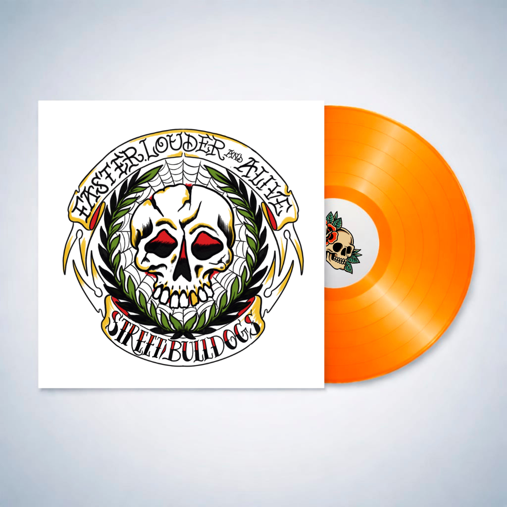 LP Faster, Louder and Alive (vinil laranja) – Powerline Music & Books