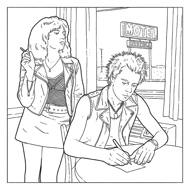 Punk Goods: um livro punk para colorir