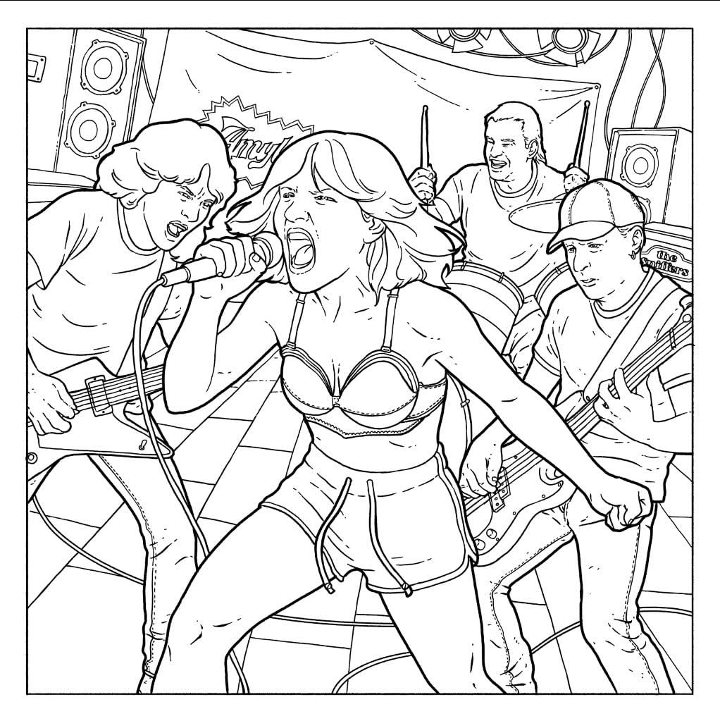 Punk Goods: um livro punk para colorir