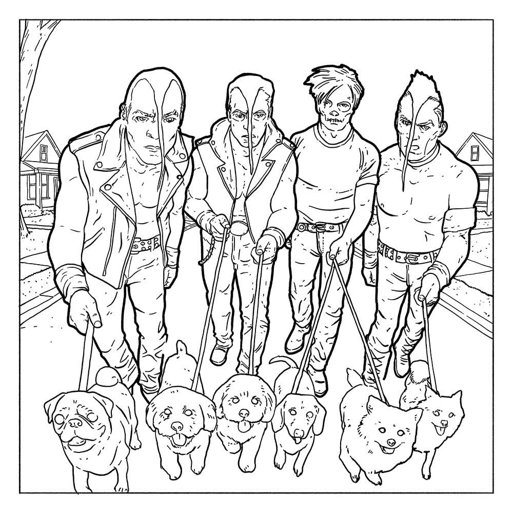 Punk Goods: um livro punk para colorir