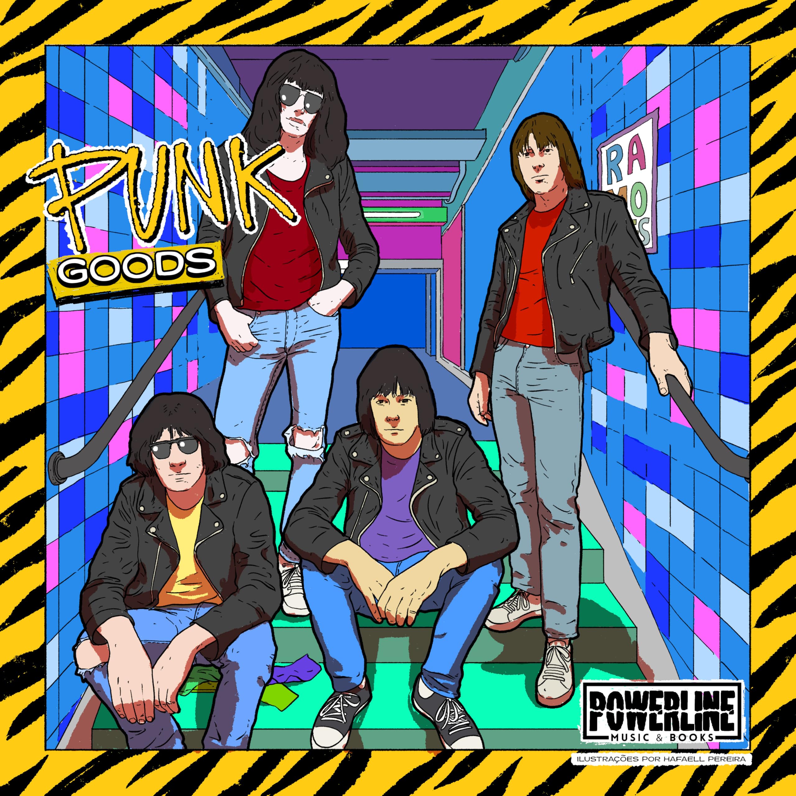 Punk Goods: um livro punk para colorir